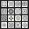 16er Set Mandala Schablonen für Wand- und Möbeldekoration, DIY & Scrapbooking, geeignet für Scrapbook, Tagebuch, Zeichnung und Verfolgung, verfügbar für Holz, Stein, Fliesen und mehr.