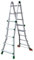 Scala telescopica in alluminio FACAL 4 x 5 alto. Lavoro Max. 5,5 m ALU Pro - BK3A