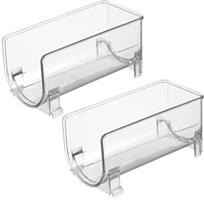 CIYODO 2 Stück Schubladen Weinregal Kühlschrankzubehör Flaschenständer Flaschenregal Küchen Organizer Organizer Transparentes Weinregal Organizer