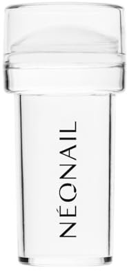 NÉONAIL Mini Nagel Stempel mit Schaber - Nägel selber machen - Nail Art Stamper - Nageldesign für Nagel Schablone - French Nails Stempel - Silikon Nagelstempel