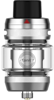 Original Atomizador Vapo'resso Itank T tanque 6 ml bobina GTi de 0,2/0,4 ohm tapa deslizante DTL para kit de cigarrillo electrónico Gen Max Box Mod Gen SE (Plata) - No Nicotine