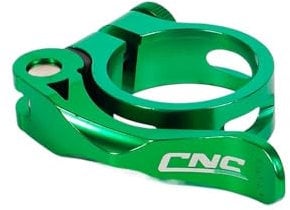 wanhaoaony Bike Seat Clamp CNC Bike Accessories Seatpost Clamp Ultralight Bicycle Seat Post Clamp 31.8mm 34.9mm Aluminum Mountain Road Bike Seat Post Clamp Seat Post Clamp(Green 31.8mm)