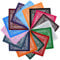 KASURE 16 Pack Bandanas, Bandana Kopftuch mit Mischfarben, Polyester Kopftuch, Paisley Bandana für Herren Damen Unisex Tuch Bindetuch