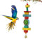 Kauspielzeug für Vögel, Kauspielzeug für Papageien,Vogelkäfigspielzeug - Buntes Vogel-Kauspielzeug mit Glocke, Sittich-Spielzeug, Papageien-Hängespielzeug, Vogelkäfig-Zubehör für Sittiche, Nymphensitt