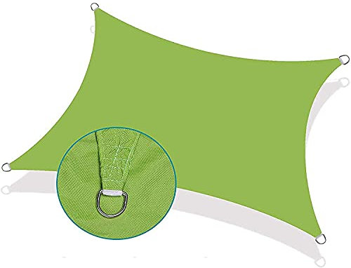 Tenda parasole pieghevole impermeabile, per esterni, patio, giardino, 97% di blocco della luce solare, resistente, ideale per garage (5 x 6 m)