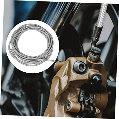 HAWILLOSCH Edelstahl Bremsleitungs Schutzrohr 4 Meter Flexibler Bremsleitungsschutz Für Rohre Langlebiger Und Korrosionsbeständiger Bremsleitungsschutz Ideal Für