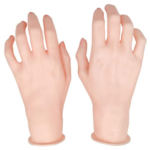 Joygoodta 1 Paire Mannequin Main, Plastique Faux modèle de Main de Bijoux Bijoux à