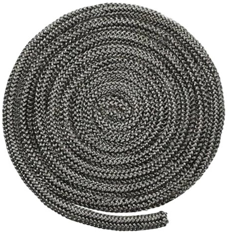 SHENGG Corde de poêle en Fibre de Verre, 14/16mm, scellant de Porte Noir, poêle à granulés, Outil de Remplacement, poêle à Bois(16mm)