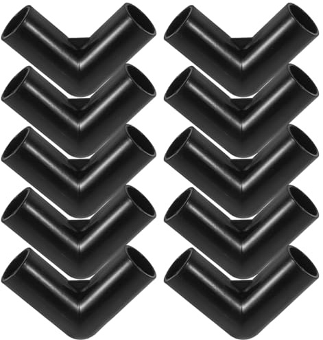 BESPORTBLE 30Pcs Tent Pole Connectors Right Angle Joints for Canopy Tent Replacement Parts Rod Adapter Plastic Fittings for Camping Outdoor Setup