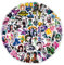 100Pcs Cool Game Stickers, Fort_nite Game Theme Stickers, Vinyl Waterproof Graffiti Decals for Skateboard Laptops Phone, Teens Girls Boys