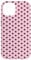 Pink and Maroon Polka Dot Vintage Boho Aesthetic Cute Girly Case for iPhone 14