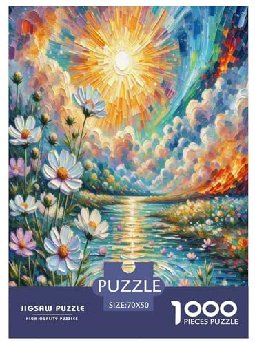 Kosmos Bipinnatus Puzzles 1000 Teile Schwer Puzzle Spielzeug Pädagogisches Spiel Impossible Herausforderung Spielzeug Für Erwachsene Und Kinder Ab 12 Jahren 70x50cm/1000pcs
