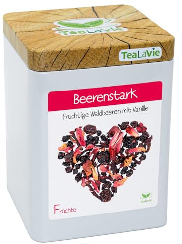 TeaLaVie - fruchtige Waldbeeren mit Vanille (100g) Beerenstark - Früchtetee lose