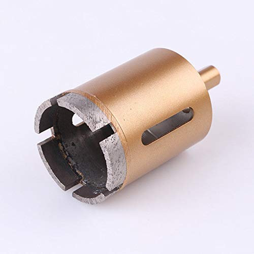 Mèche au diamant Maso 10-45 mm avec pointe diamantée pour carrelage, marbre, verre, scie cloche et carrelage, or