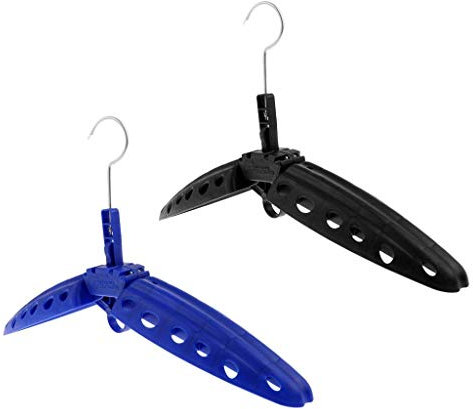Tubayia 2 Stück Faltbar Wetsuit Kleiderbügel Trockenanzug Bügel Aufhänger Tauchbügel