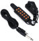 Bnineteenteam Micro Guitare Classique, Transducteur de Captation magnétique 12 Trous sonores avec kit d'accordeur de Volume sonore pour Guitare, ukulélé, Violon Dilwe Pickup