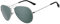 Rocf Rossini Polarisierte Pilotenbrille Damen Verspiegelt Piloten Sonnenbrille Herren Retro-Brillen Unisex UV400 Schutz mit Box (Silver/G15)