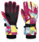 coskefy Handschuhe Kinder Winter Skihandschuhe Junge Mädchen Wasserdicht Fleece Fahrradhandschuhe Kinder Sport Winddicht 3-15 Jahre Laufhandschuhe für Klttern Snowboard Skifahren Radfahren Wandern