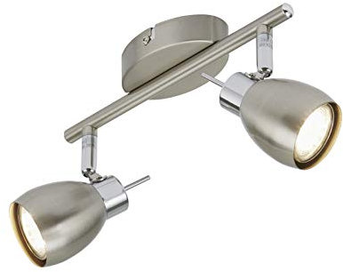 LED Spot Deckenleuchte, 25,5 cm, 6 W, Matt-Nickel