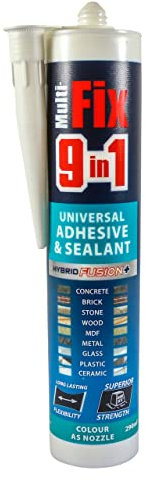 TIMco 9 en 1 adhesivo universal y sellante 290 ml – blanco – cada uno) – 247468