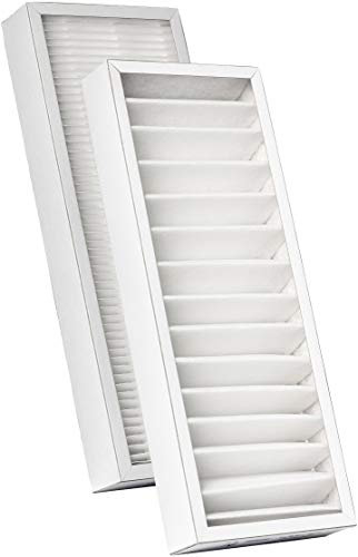 KWL Filtro dell'aria per Pluggit Avent P310 | 1 set di filtri | Set di filtri polline G4+F7 |1 filtro a pannello Z/Line cartone 159 x 412 x 46 mm G4 + 1 filtro compatto MP cartone 159 x 412 x 46 mm F7