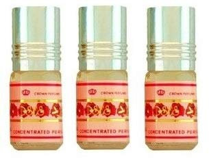 Huile Parfumée ROSES 3 ml - Oud Arabe 100% Huile Sans Alcool Musc Halal Pour Homme et Femme Attar Longue Durée, Flacon Roll-on NOTES: Rose, Floral, Musqué, Poudré
