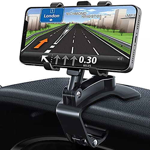 GESMATEK Soporte Móvil Coche, soporte para teléfono para automóvil ajustable y giratorio de 360 grados,adecuado para teléfonos inteligentes de 4 a 7 pulgadas.