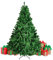 Árbol de Navidad Decorativo 180 cm Pino de Navidad PVC Color Verde 180cm