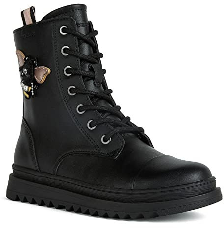 Geox J Gillyjaw Girl A, Stivaletti Bambine e ragazze, Nero (Black C9999), 29 EU