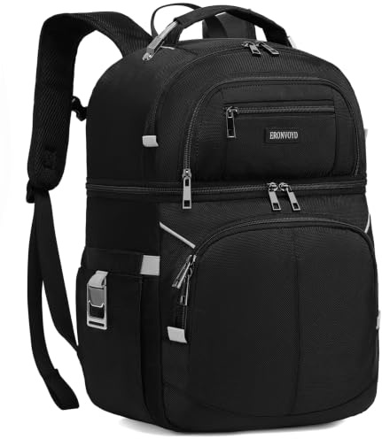 Isolierter Kühlrucksack – hält 30 Dosen heiß / kalt für bis zu 12 Stunden – wasserdichte und auslaufsichere weiche Kühltasche – isolierter Rucksack Kühler – Lunch-Rucksack für Männer und Frauen