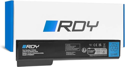 RDY Laptop Akku CC06XL CC06 CC09 628666-001 628668-001 Notebook Batterie für HP EliteBook 8460p 8470p 8560p 8570p 8460w 8470w ProBook 6360b 6460b 6470b 6560b 6570 6570b (Kapazität: 4000 mAh 10.8V)