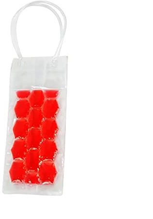 FAMoUsGoods Seaux/Sceaux à Glace Outil de Glace à l'alcool Portable Sac de congélation de Bouteille à vin Rapide PVC Gel de bière de Glace à Refroidissement refroidi Sceaux à Glace et rafraîchisseur
