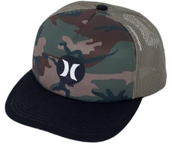 Hurley Herren M Balboa Trucker Beanie, Brown Edge Camo, Einheitsgröße