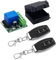 QIACHIP interruptor de control remoto de relé inalámbrico 12v,módulo receptor de relé rf 433Mhz DC 12V 1 Canal con 2 on off Radiotransmisores Controlador