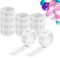 Ainiv 1200 PCS Balloon Glue Dots, Double Sided Stickers, Clear Removable Round Tack No Trace Waterproof Sticky Tape for Craft Gift Wrapping Wedding Christmas Festival Decoration