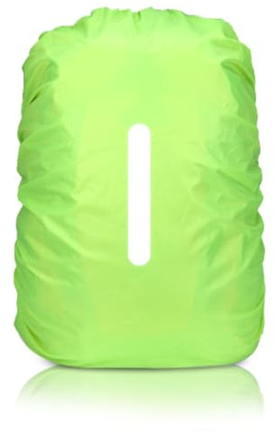Regenschutz Rucksack, 20L Regenschutz für Rucksäcke mit Reflexstreifen, Regenschutz Schulranzen, Reflektierender Rucksack Überzug Wasserdicht, Backpack Rain Cover für Wandern, Camping, Radfahren