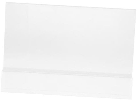 Lurrose Nameplate Holder Name Plate for Desk Blank Nameplate Door Name Plate Holder Small License Plate Frame Wall Mounted Name Plate Office Name Plate Name Tags Holder Acrylic Transparent