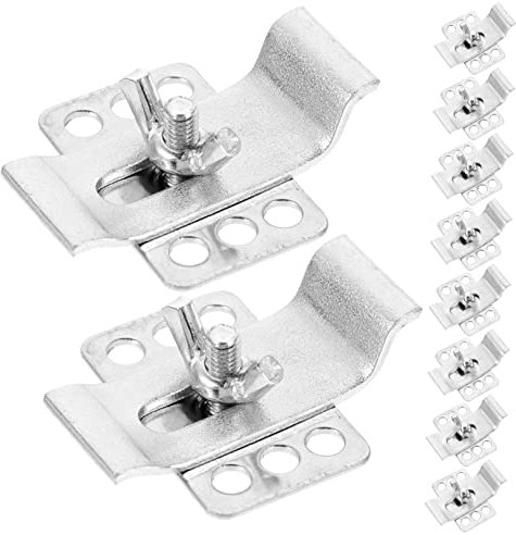 DOITOOL 10ensembles Kit De Clips De Fixation Évier Sous-plan Époxy Supports Robustes Pour Installation Et Réparation De Comptoirs Et Lavabos