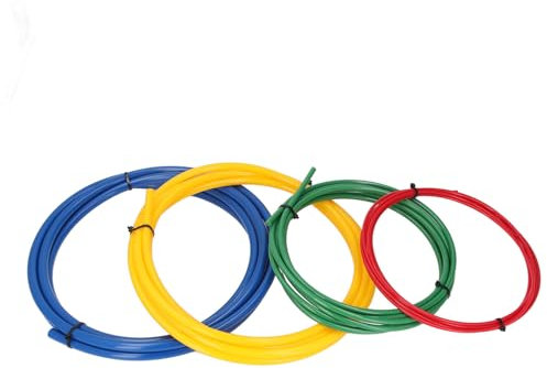 Lot de 4 tubes de cintrage en cuivre AC de 4 m en plastique PE 1/4, 3/8, 1/2, 5/8, pour climatisation