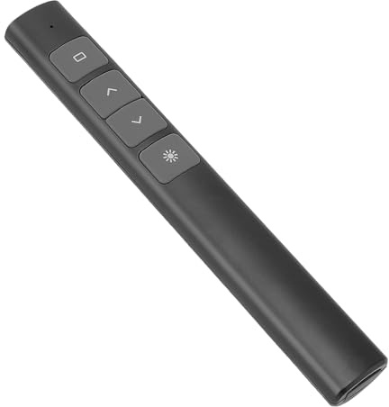 IndoTeam Presentation Clicker Pointer – Wireless Presenter Remote Presentation Clickers – PowerPoint Clicker Computer Clickers for Presentations – Presentation Remote Laptop Clicker (Pack of 5)