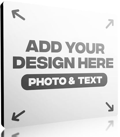 Custom Gaming Mousemat Premium Quality Print Non Slip Base Water Resistant Surface Personalised Desk Pad for Office and Gaming Setup (450x400mm)