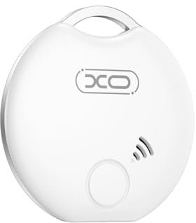 XO - LP01 - Rastreador inalámbrico de dispositivo antipérdida, buscador de teclas Bluetooth 4.2 con registro de ubicación, alertas de desconexión, compatible con la aplicación Tuya & Smart Life, para