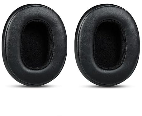 Replacement Earpads Compatible with Skullcandy Crusher Wireless Crusher Evo ANC HESH 3.0 Over-Ear Headphones,Protein Leather Ear Pads Cushion for HESH 3.0,Balck