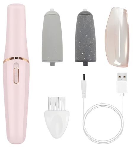 Lotvic Lima Electrica Pies Durezas, 2 in 1 Electrica Aparato de Pedicura, Lima Pies Durezas Recargable, Profesional Quita Durezas Electrico Eliminar Durezas y Callo