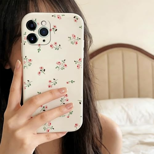 QIODAYI Kompatibel mit iPhone 11 Pro Max | Aromatische Kleine Blumen TPU Silikon Handy-Hülle