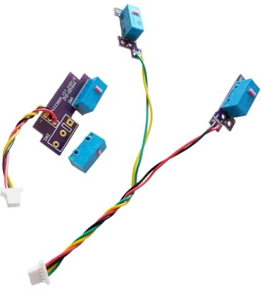 Uqezagpa Hot Swappable Mouse Board with Side and Main Buttons Circuit Board Mainboard