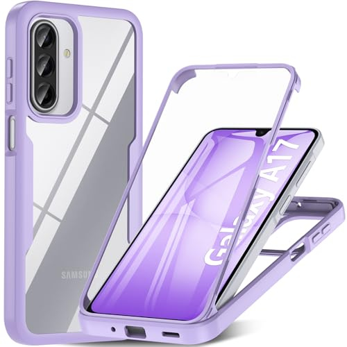 ottpluscase für Samsung Galaxy A17 5G Hülle, 360° Stoßfeste Outdoor Handyhülle mit Displayschutz – Full-Cover Panzerhülle, Lila