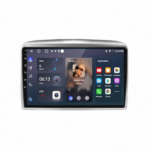 Car Radio per Lancia Ypsilon 2006-2011 Android 15 9 Pollici Auto Tablet Stereo con Bt Fm Wifi Dual Usb Per, 8 Core 8G+256G