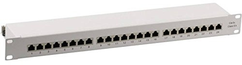 EFB-Elektronik Patchpanel STP 24xRJ45 Cat.6A, 19“ 1HE,