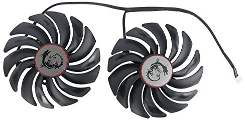 95MM Video Card Fans Replacement for MSI GTX 1070,1080 Ti Gaming X, RX 570 580 5600 5700 XT Gaming X Graphic Card Cooling Fan